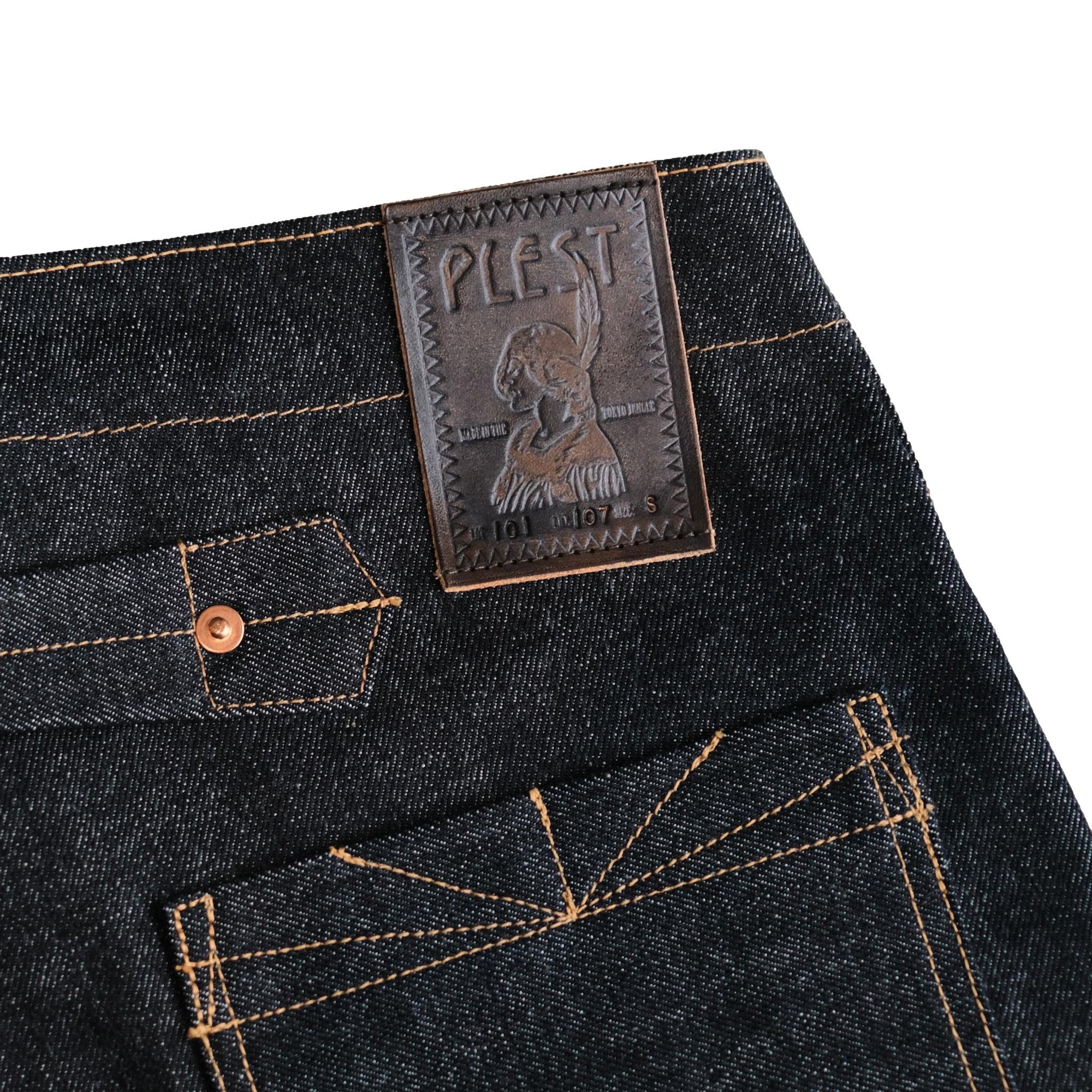 Plest "101" Selvedge Denim Jeans