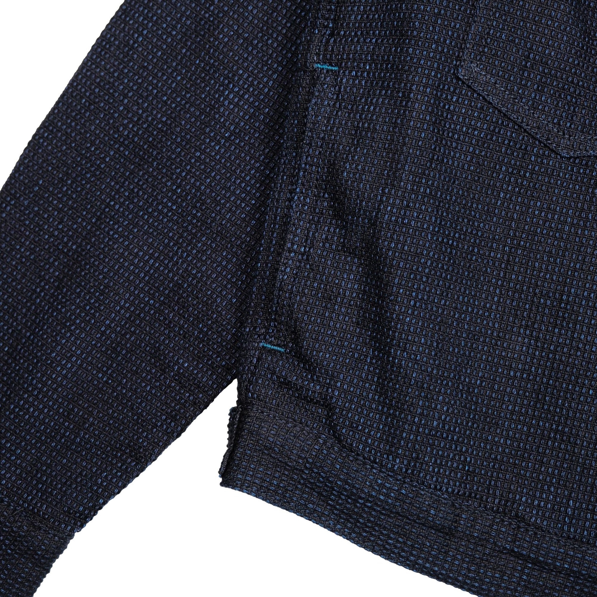 Omoto Denim 12oz. Indigo Cube Sashiko Type 2 Jacket
