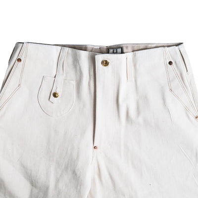 Plest "101" Ecru Selvedge Denim Jeans