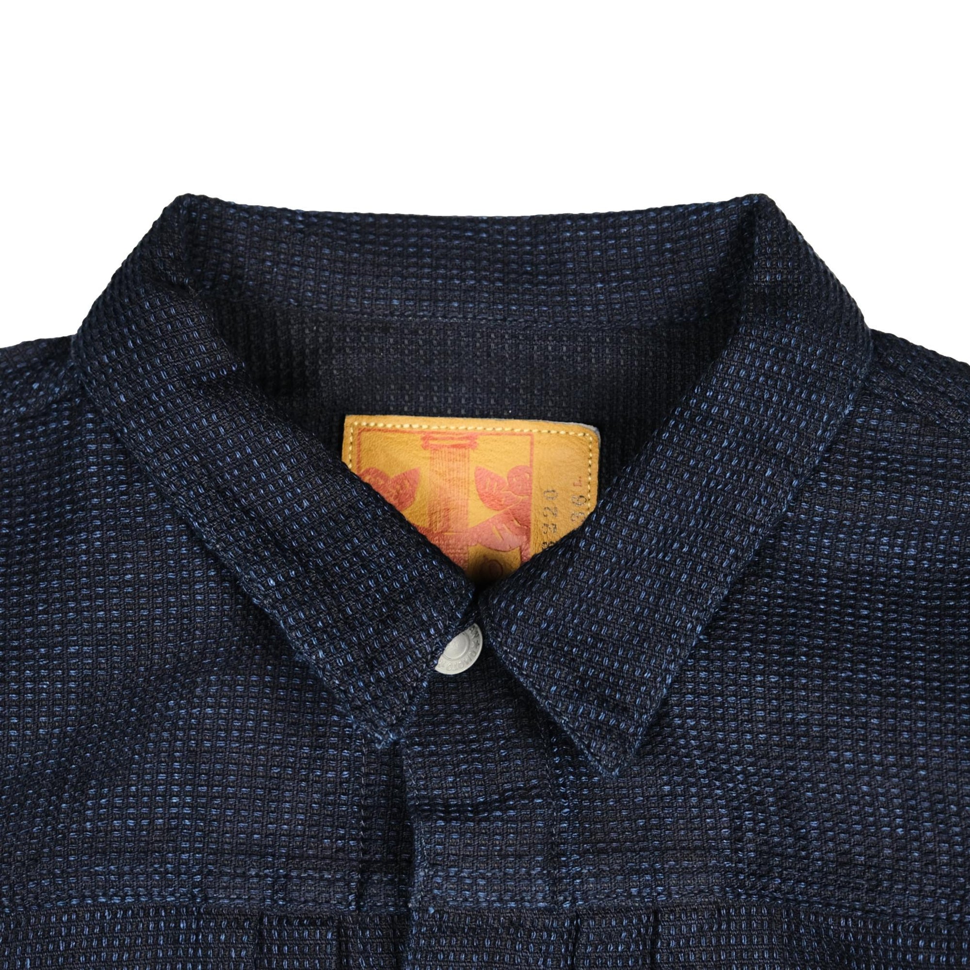 Omoto Denim 12oz. Indigo Cube Sashiko Type 2 Jacket