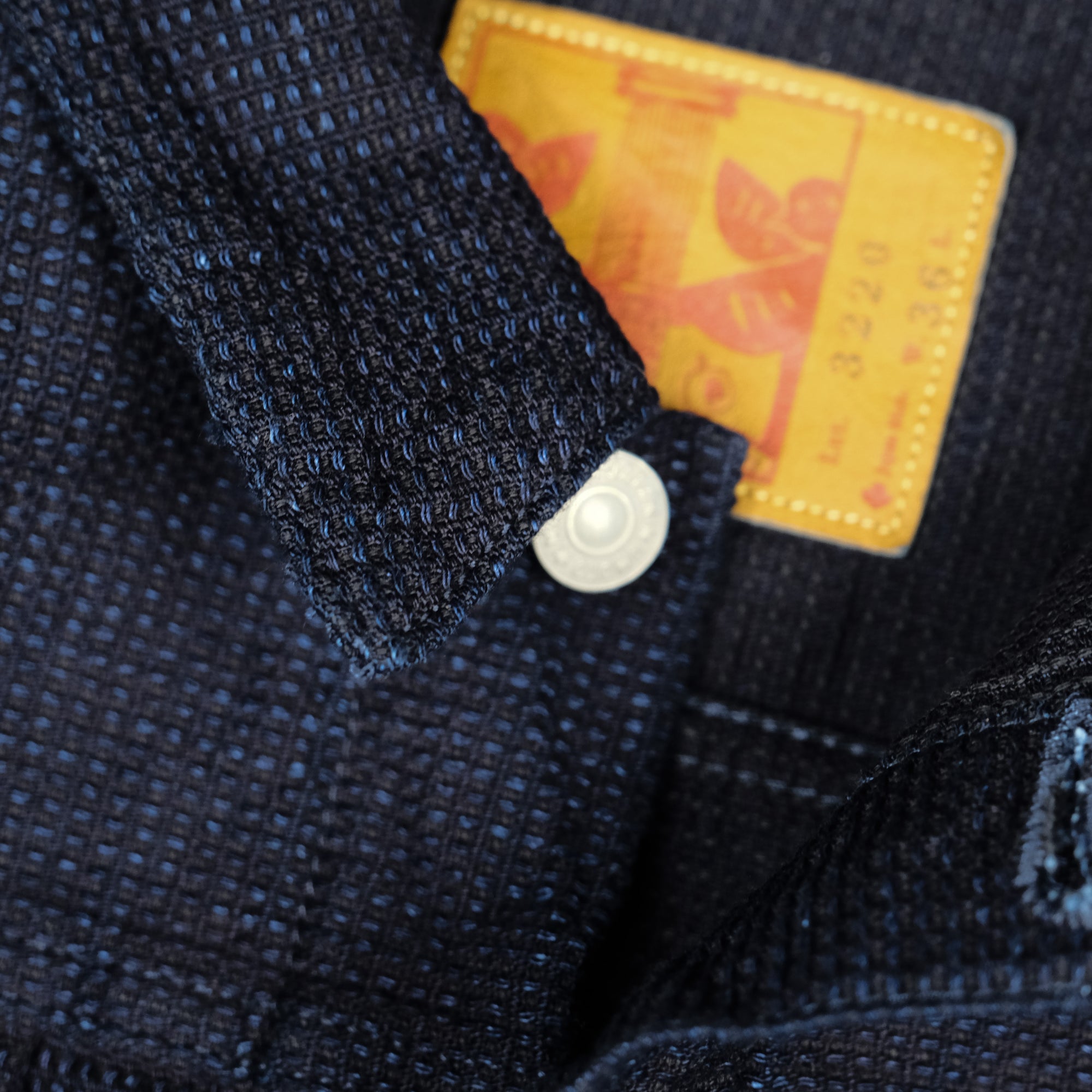 Omoto Denim 12oz. Indigo Cube Sashiko Type 2 Jacket