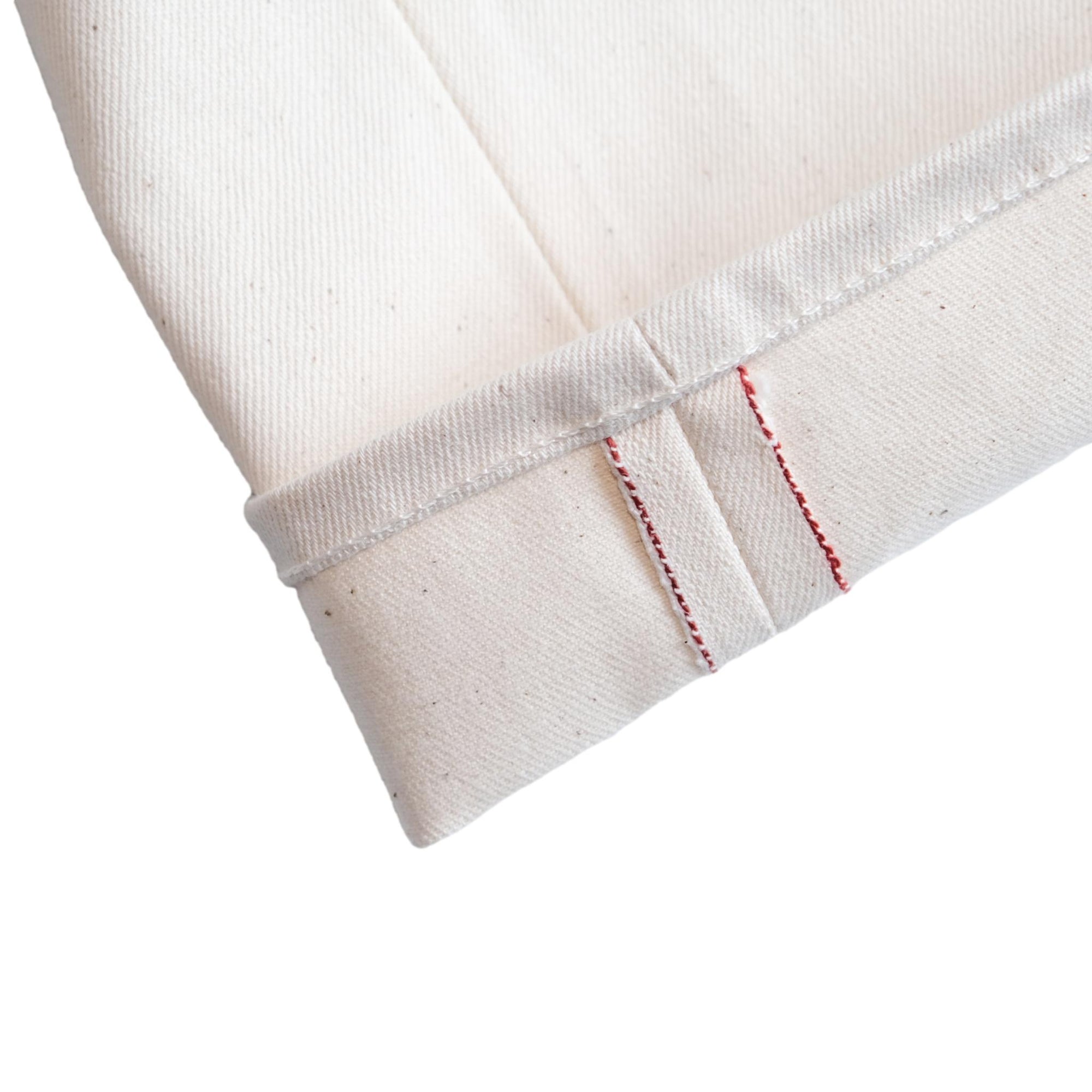 Plest "101" Ecru Selvedge Denim Jeans