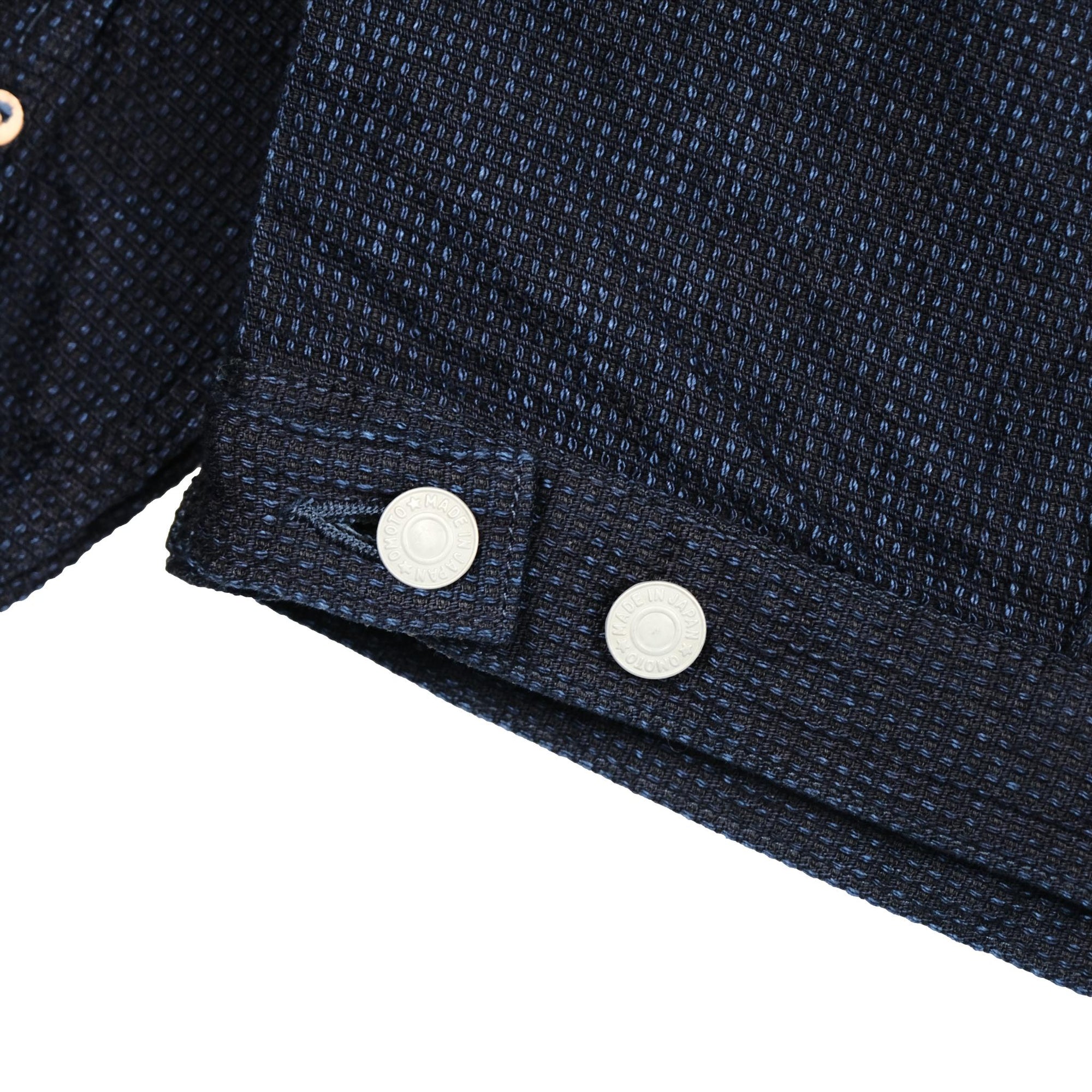 Omoto Denim 12oz. Indigo Cube Sashiko Type 2 Jacket