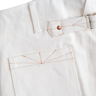 Plest "101" Ecru Selvedge Denim Jeans