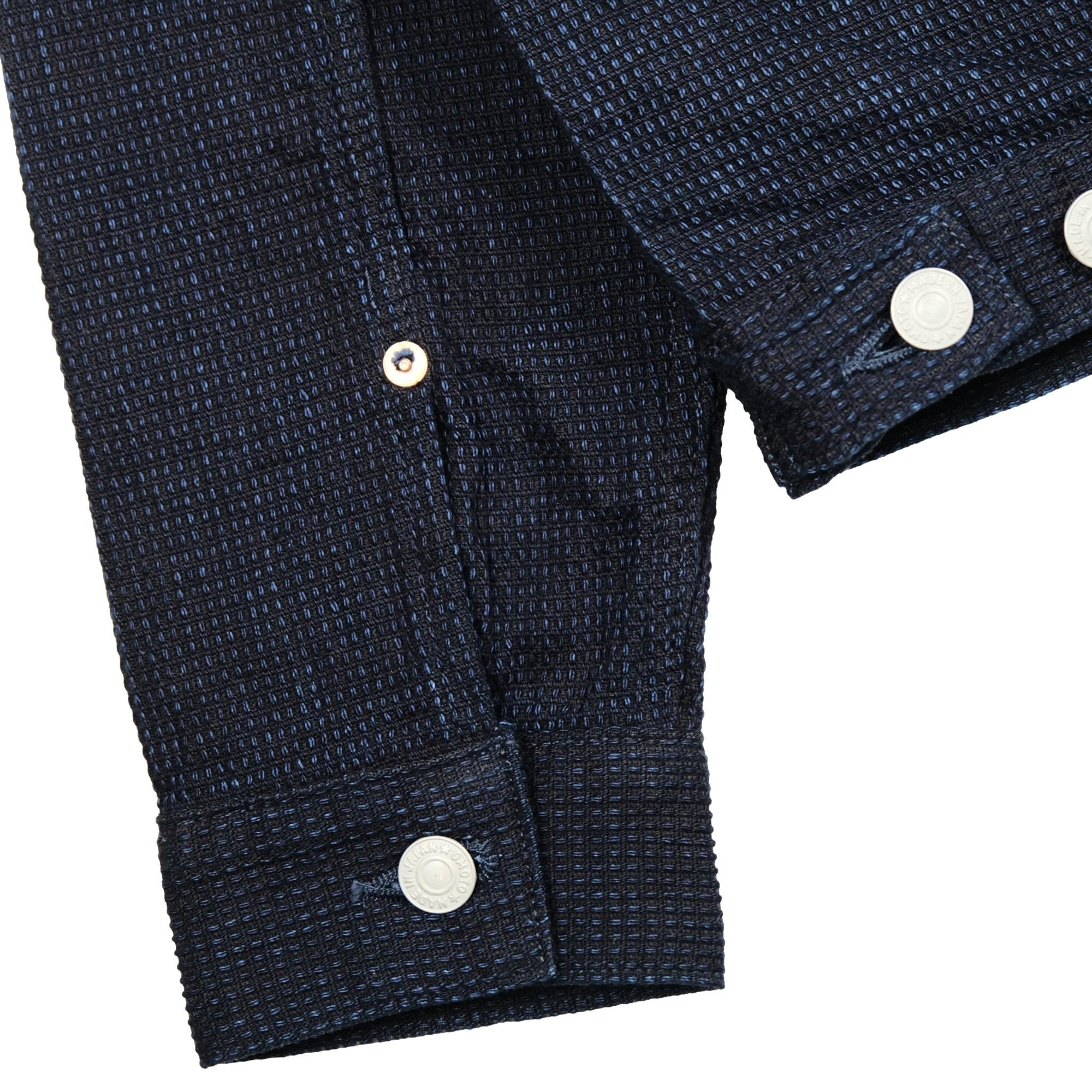 Omoto Denim 12oz. Indigo Cube Sashiko Type 2 Jacket