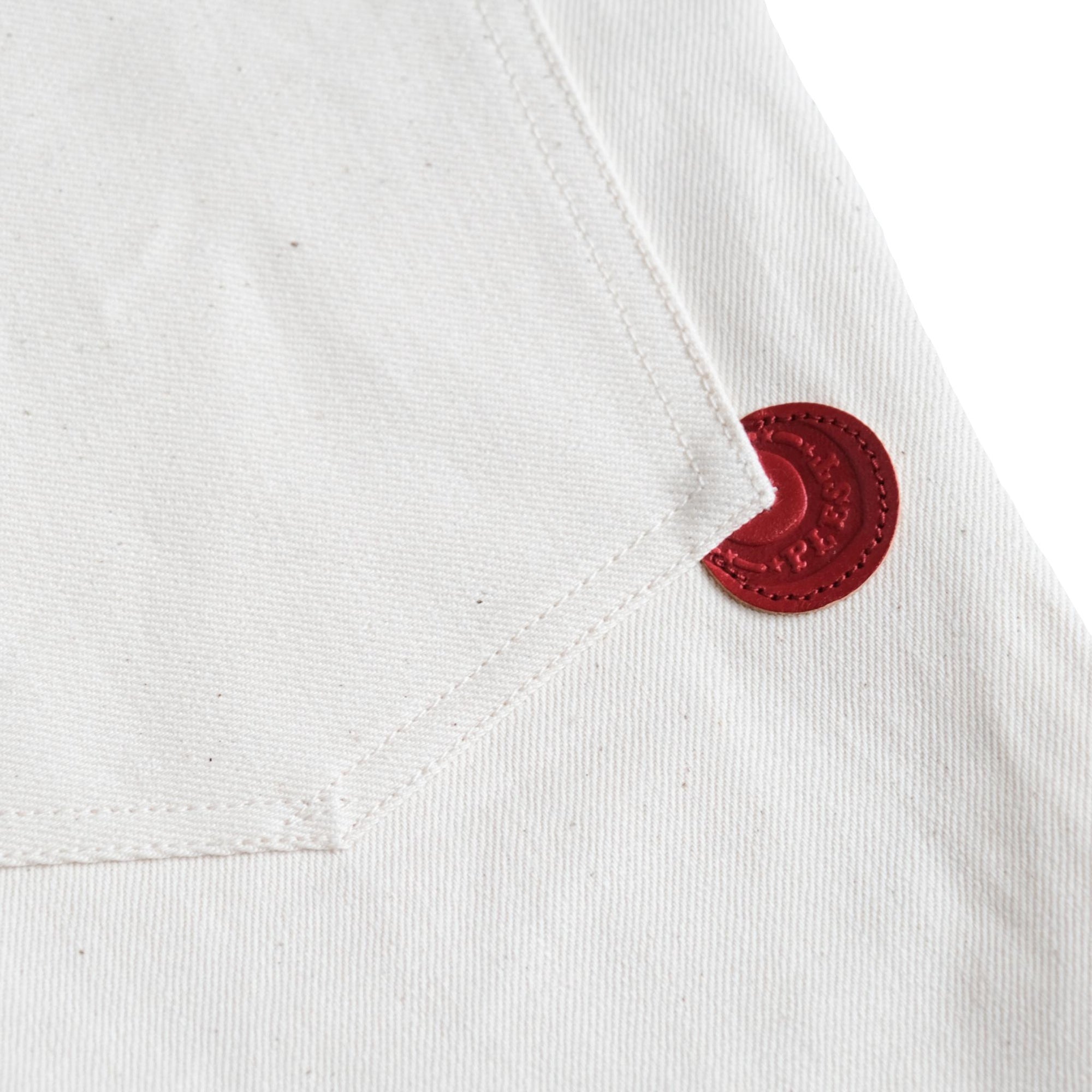 Plest "101" Ecru Selvedge Denim Jeans