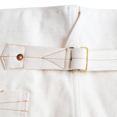 Plest "101" Ecru Selvedge Denim Jeans