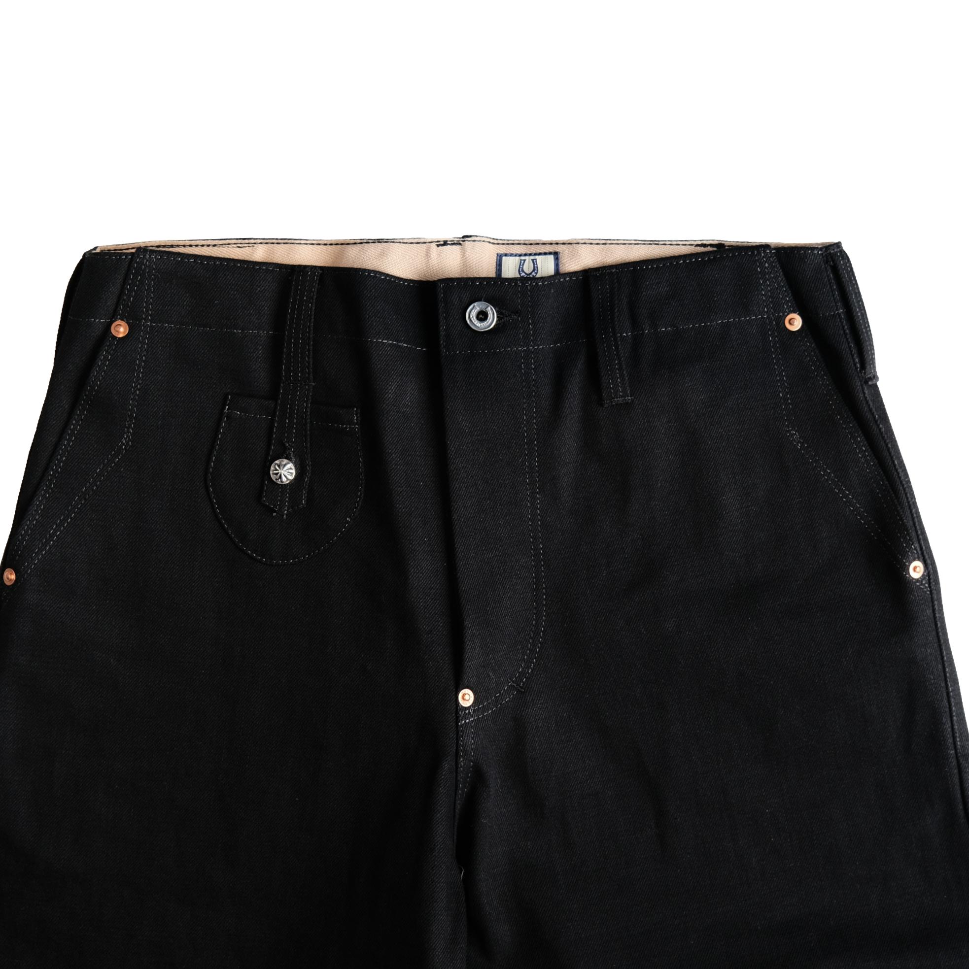 Plest "101" Black Selvedge Denim Jeans