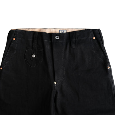 Plest "101" Black Selvedge Denim Jeans