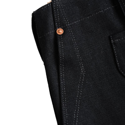 Plest "101" Black Selvedge Denim Jeans