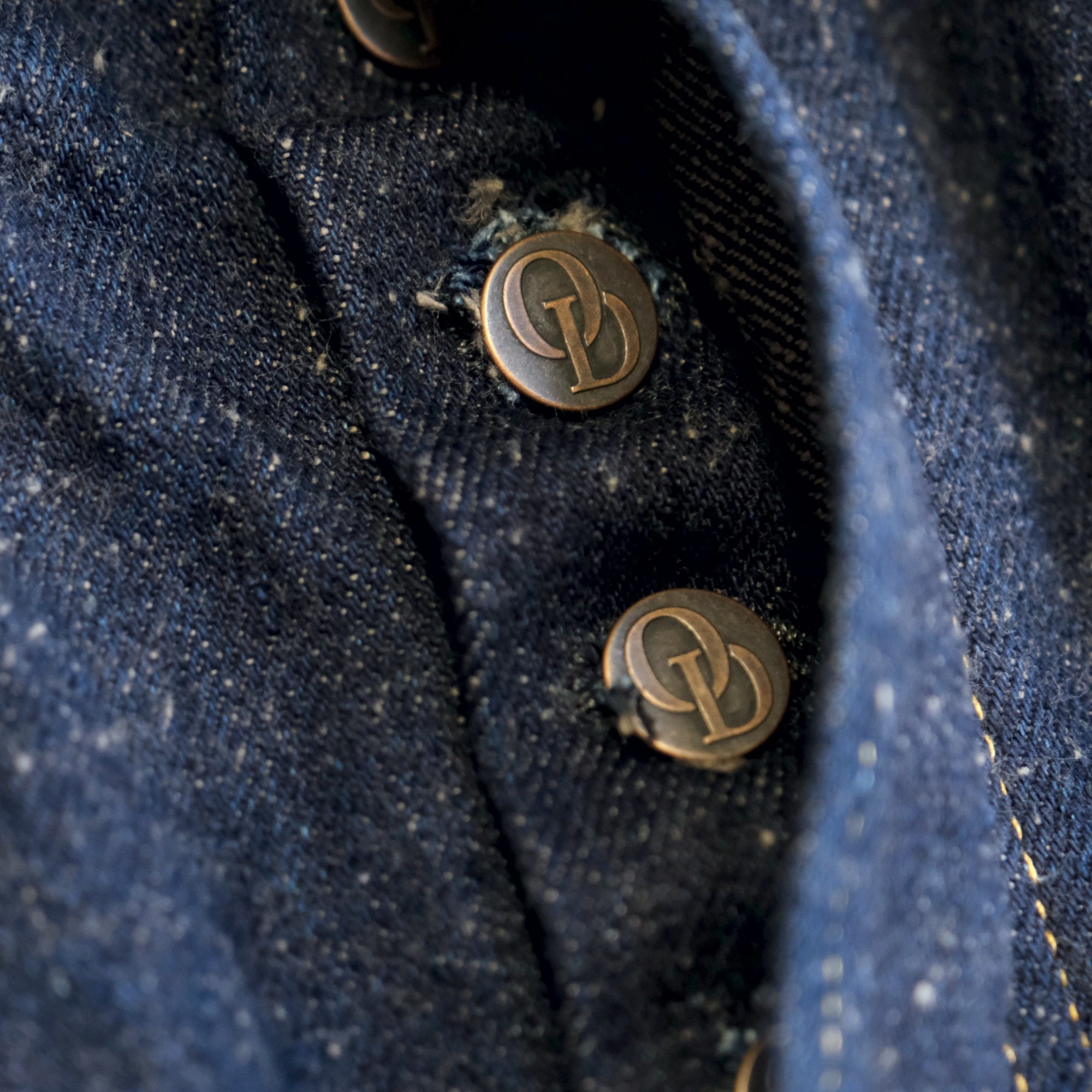 OD+OM 14.5oz. "Kumori" Overcast Nep Selvedge Jeans (Slim Straight)