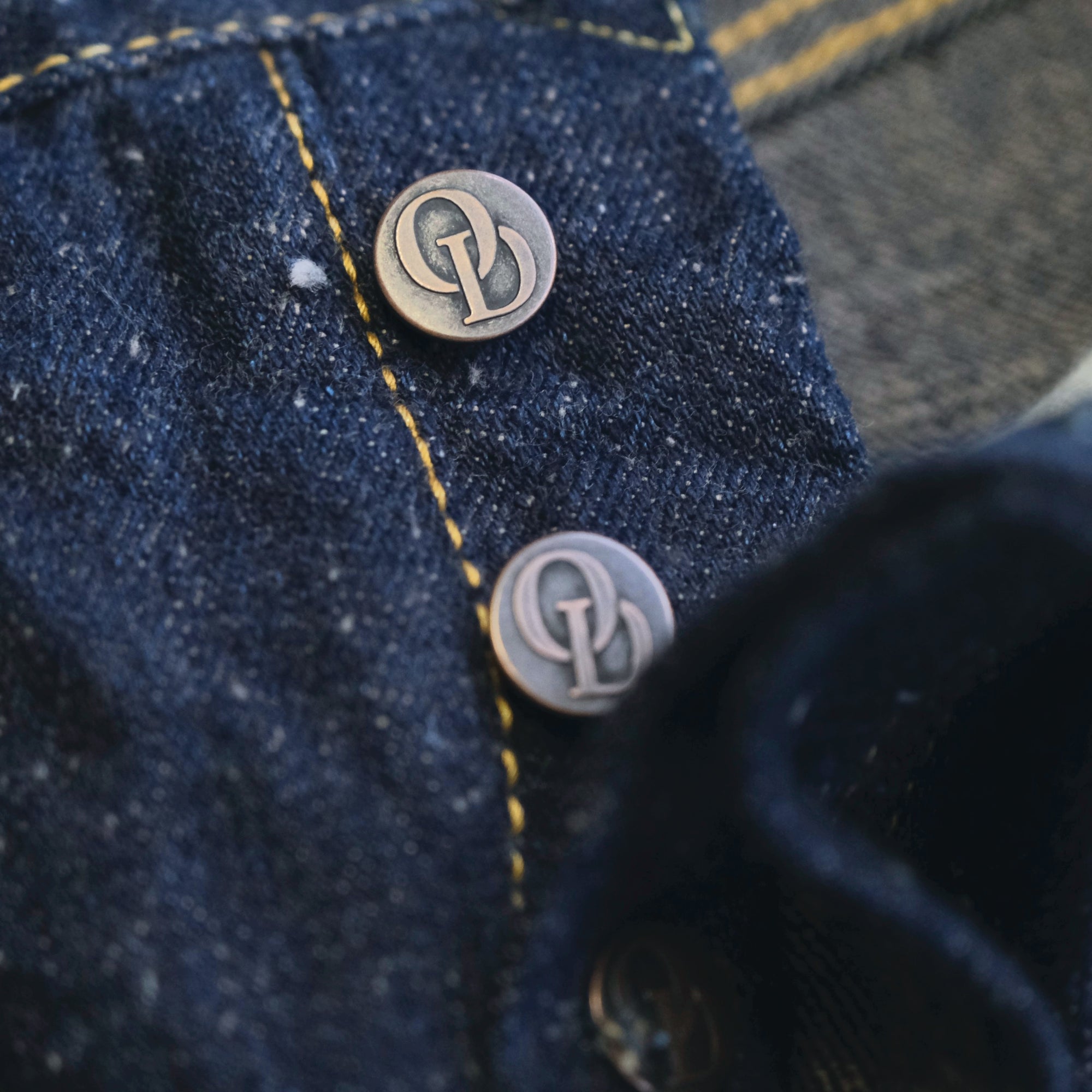OD+OM 14.5oz. "Kumori" Overcast Nep Selvedge Jeans (Loose Straight)