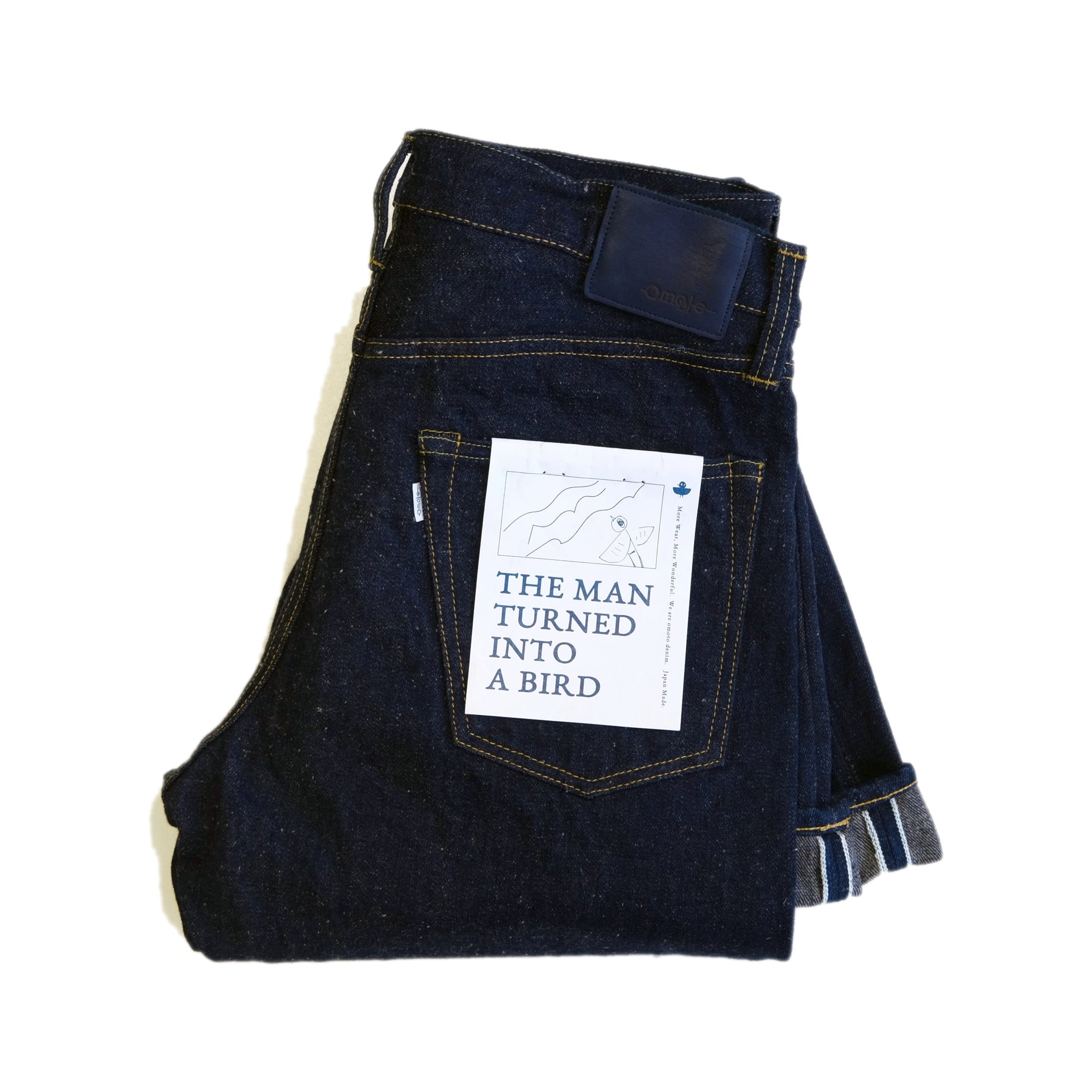 OD+OM 14.5oz. "Kumori" Overcast Nep Selvedge Jeans (Loose Straight)