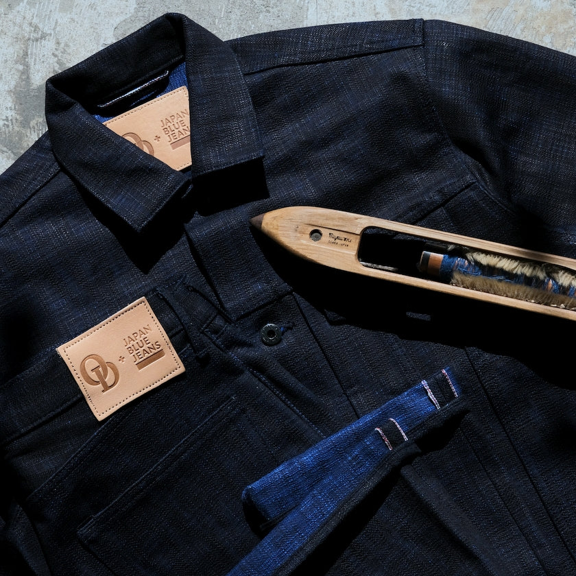 The OD+JB 18oz. "Shinkai Sapphire Slub" Selvedge Series