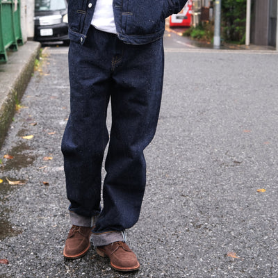 OD+OM 14.5oz. "Kumori" Overcast Nep Selvedge Jeans (Loose Straight)