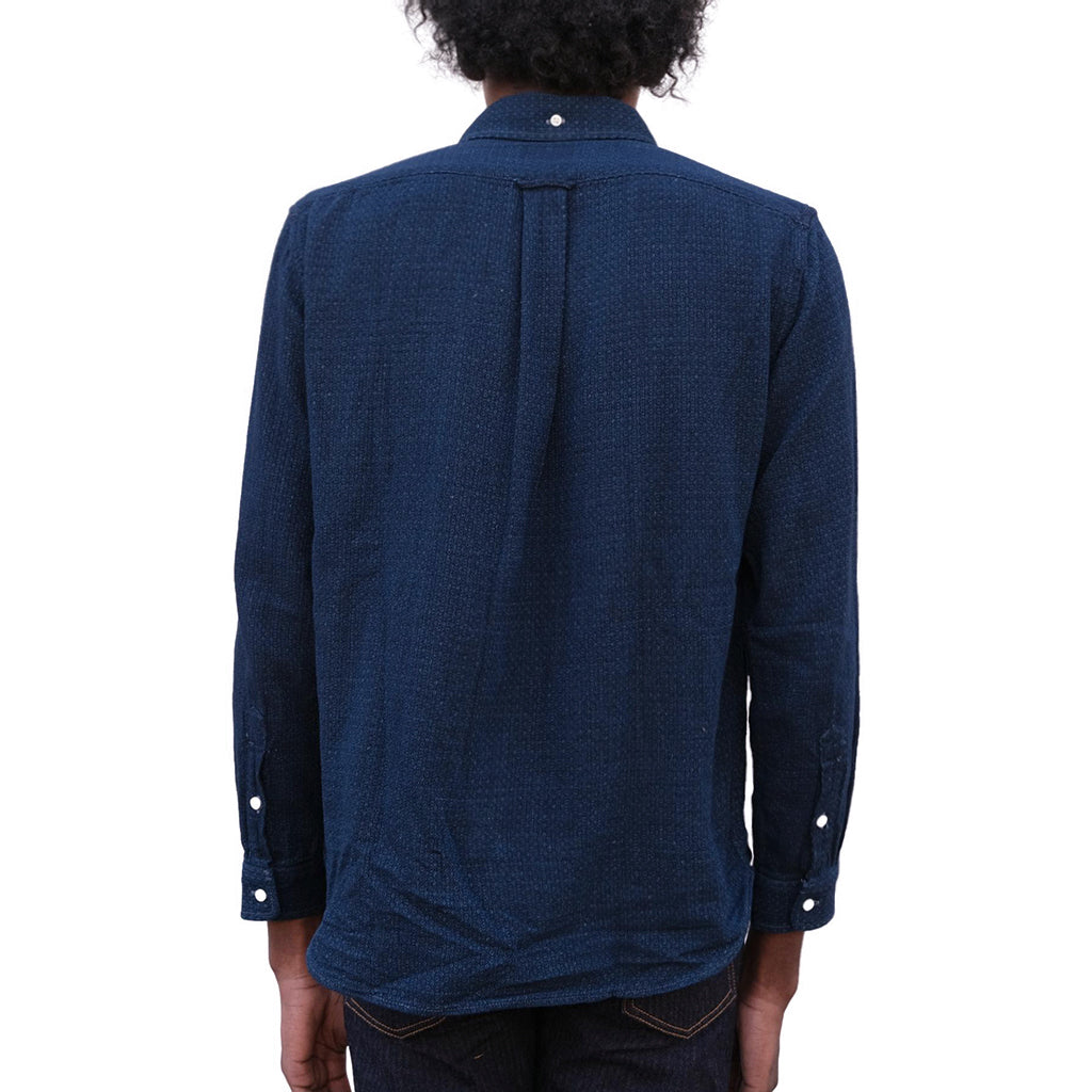 Graphzero Indigo Jacquard Shirt