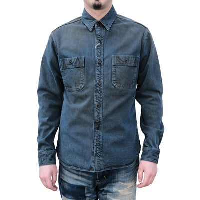 Studio D'Artisan "Kasane no Irome" Indigo x Kakishibu Work Shirt