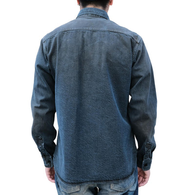 Studio D'Artisan "Kasane no Irome" Indigo x Kakishibu Work Shirt