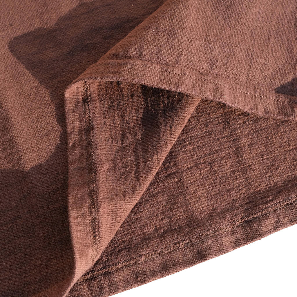 Samurai Jeans SJST-SC01 Organic Cotton Crewneck Tee (Chestnut) - Okayama Denim