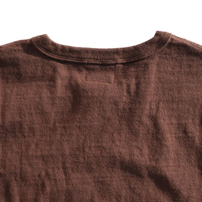 Samurai Jeans SJST-SC01 Organic Cotton Crewneck Tee (Chestnut) - Okayama Denim