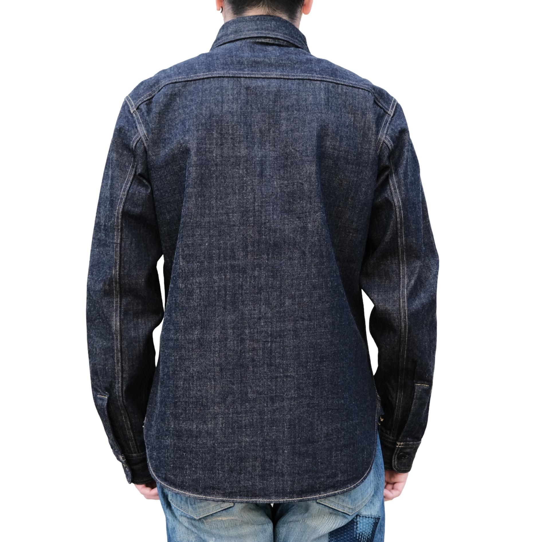 Studio D'Artisan "Fox Cotton" Denim Work Shirt