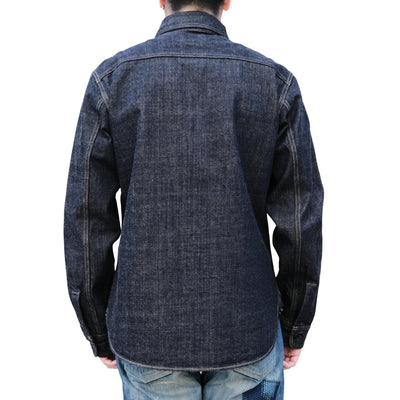 Studio D'Artisan "Fox Cotton" Denim Work Shirt