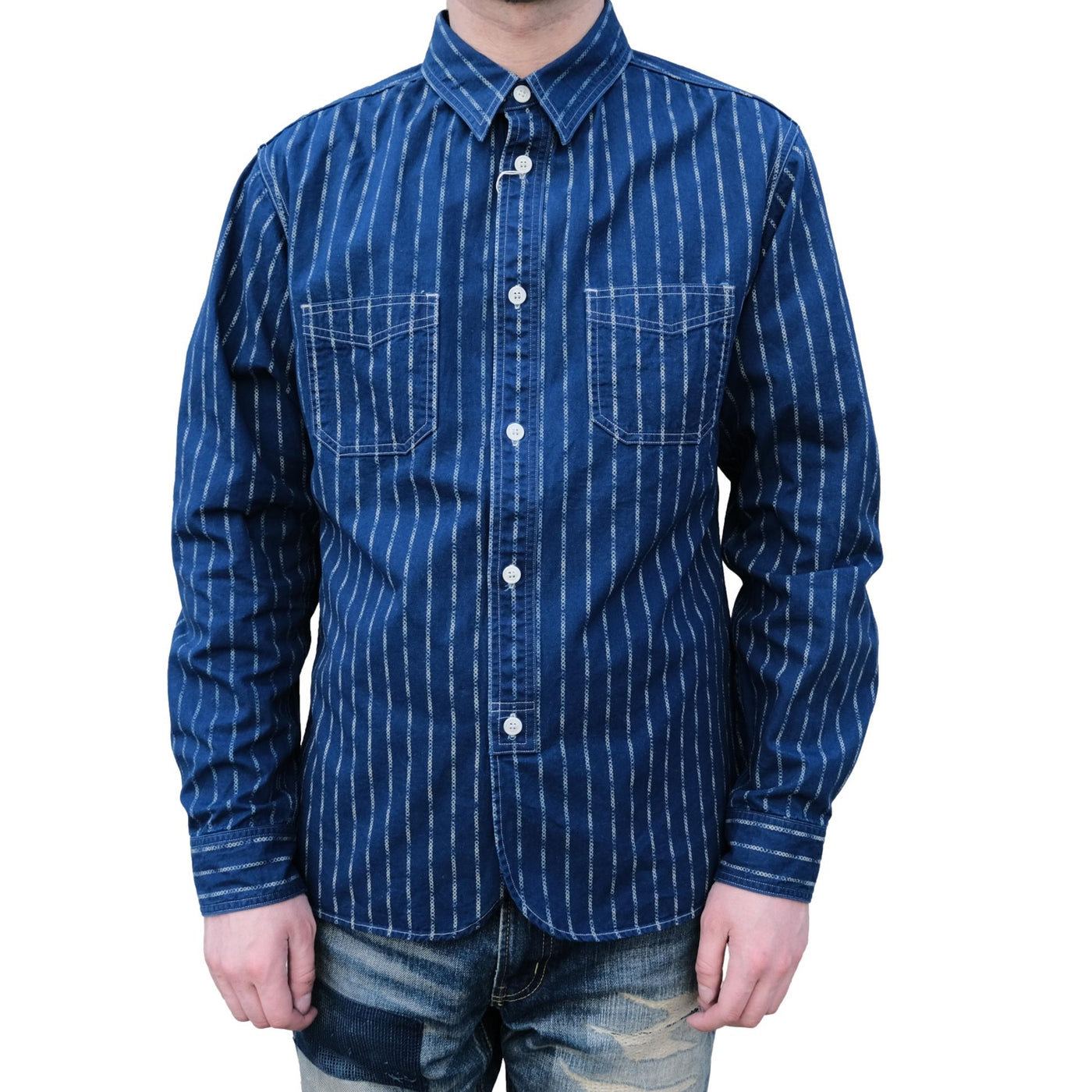 Studio D'Artisan Indigo "Ring Wabash" Shirt