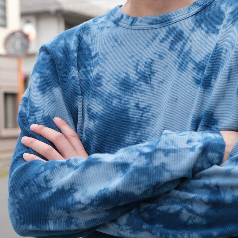 Omnigod Indigo "Murazome" L/S Military Tee