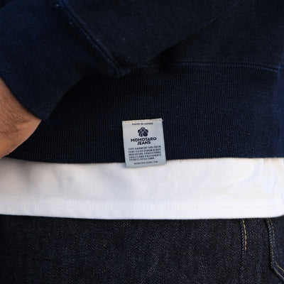 Momotaro Indigo Zip-up Hoodie