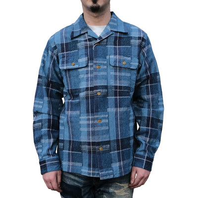 Studio D'Artisan "Noragi Patchwork" Work Shirt
