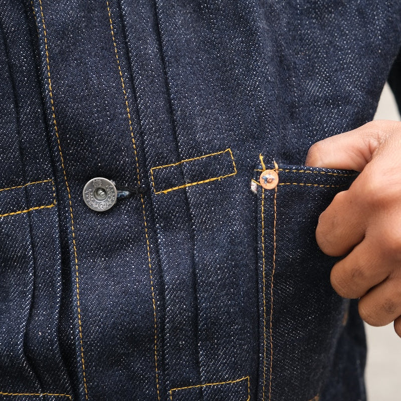 Samurai Jeans S555VX21oz "Zero" 21oz. Type 1 Selvedge Jacket