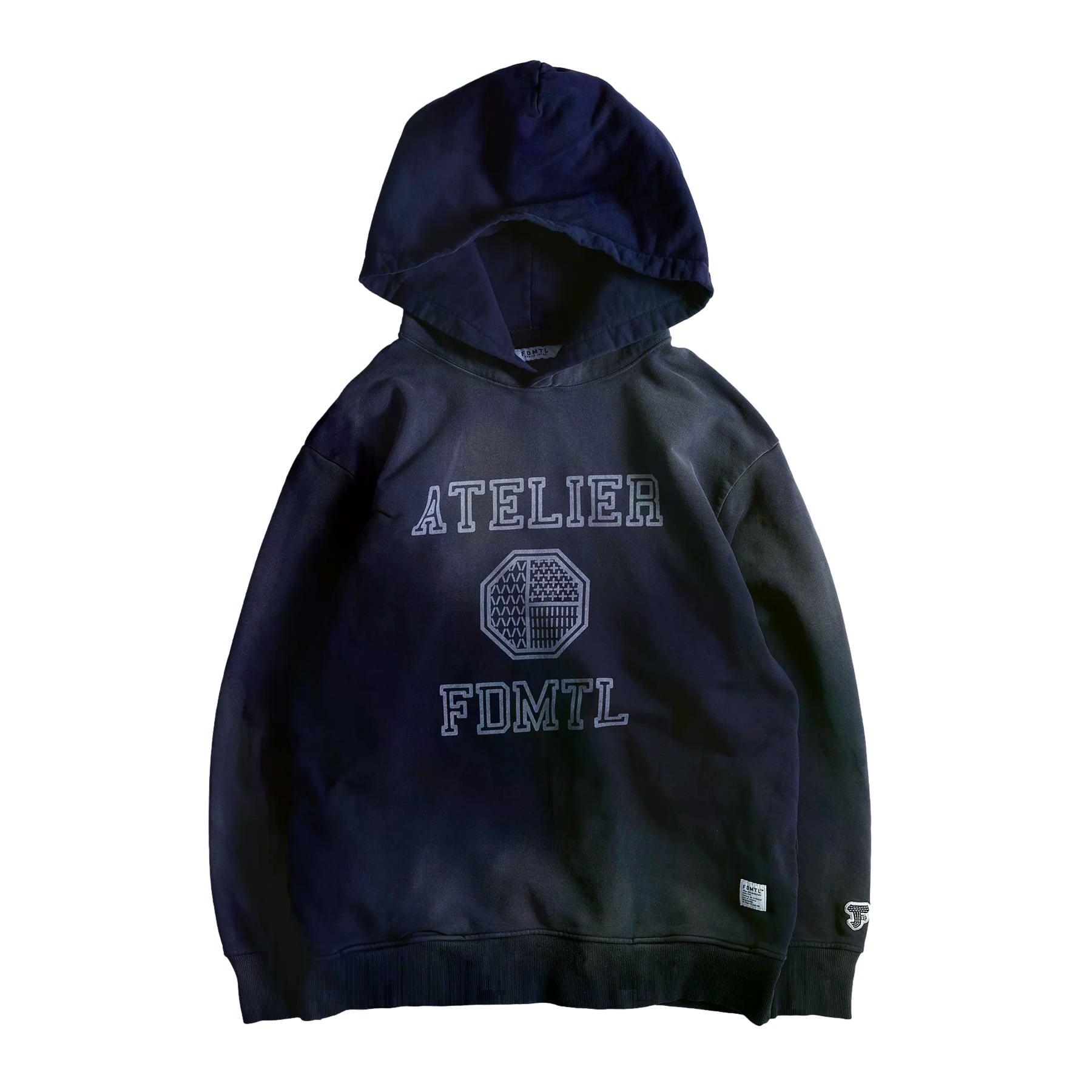 FDMTL Distressed Logo Print Hoodie