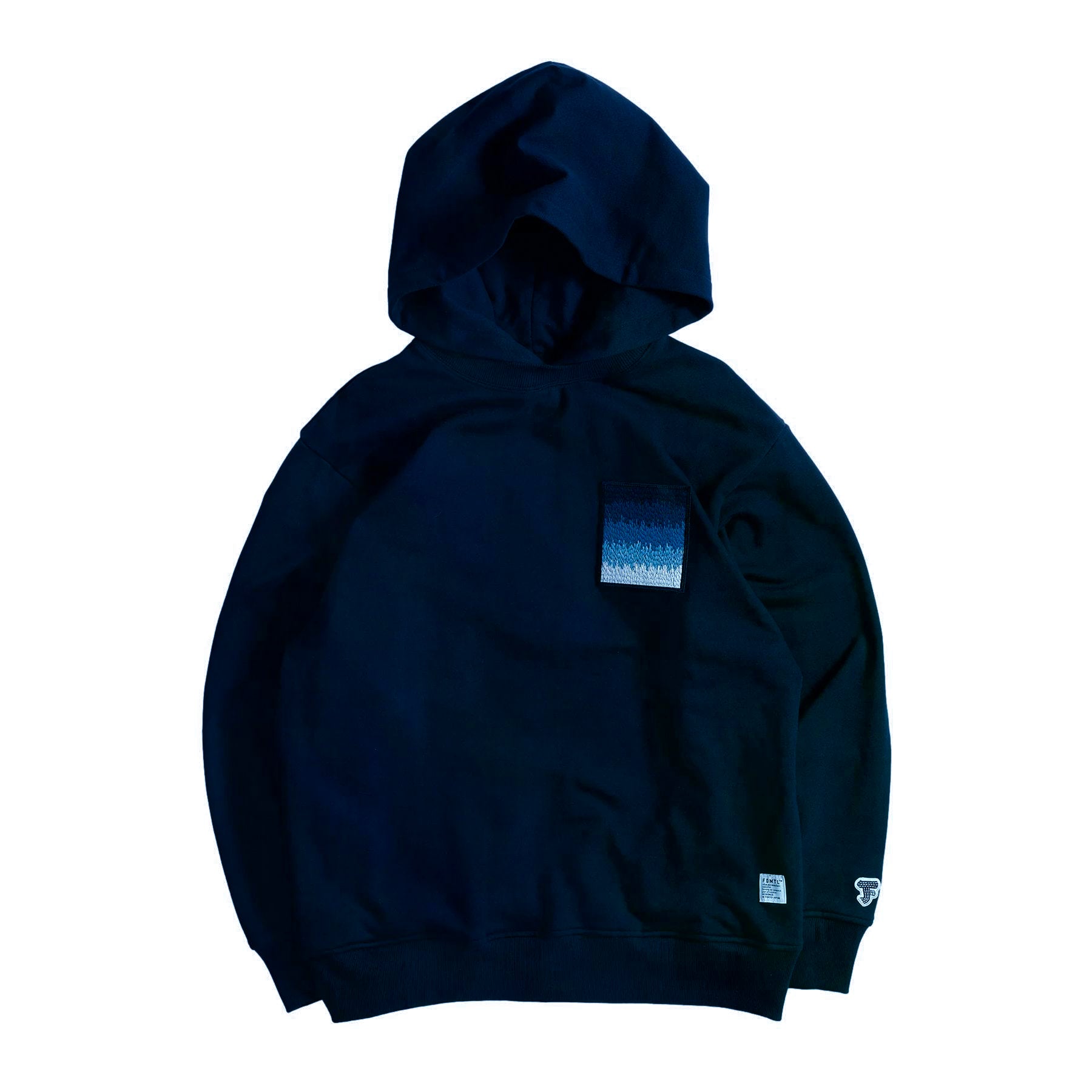 FDMTL Square Gradient Indigo Patch Hoodie