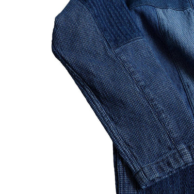 FDMTL Distressed Boro Patchwork Haori - Okayama Denim