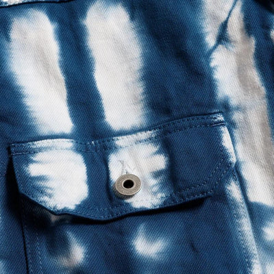 FDMTL "Arimatsu" Indigo Tie-Dye Haori Jacket