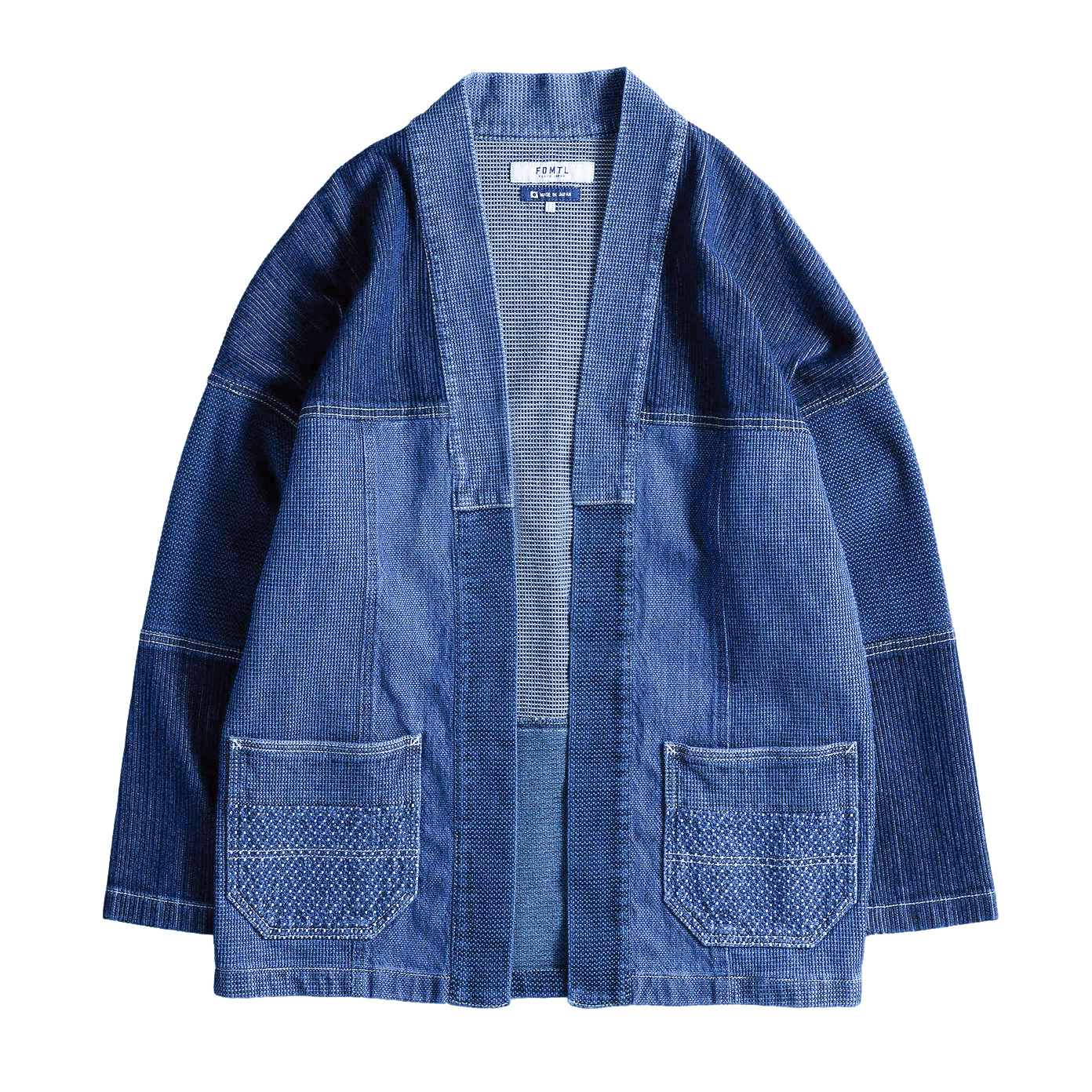 FDMTL Distressed Indigo Boro Patchwork Haori