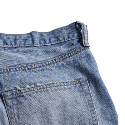 FDMTL Distressed Boro Selvedge Jeans (Regular Straight)