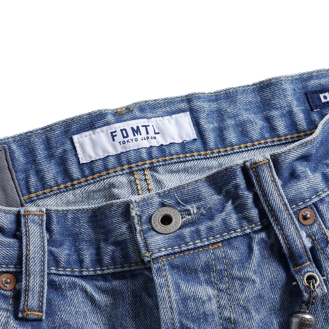 FDMTL Distressed Boro Selvedge Jeans (Regular Straight)