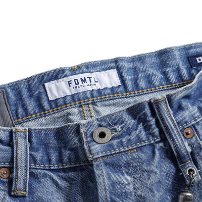 FDMTL Distressed Boro Selvedge Jeans (Regular Straight)