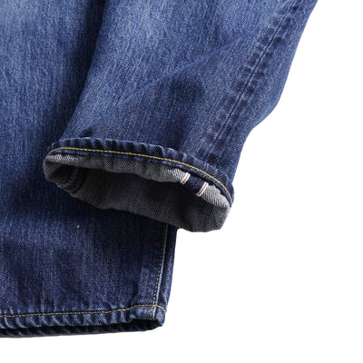 FDMTL Distressed Patchwork Selvedge Jeans (Regular Straight)