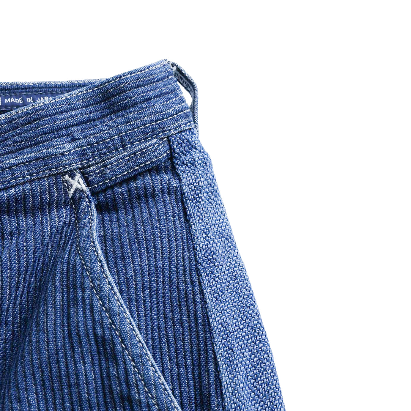 FDMTL Distressed Indigo Patchwork Pants (Regular Straight)
