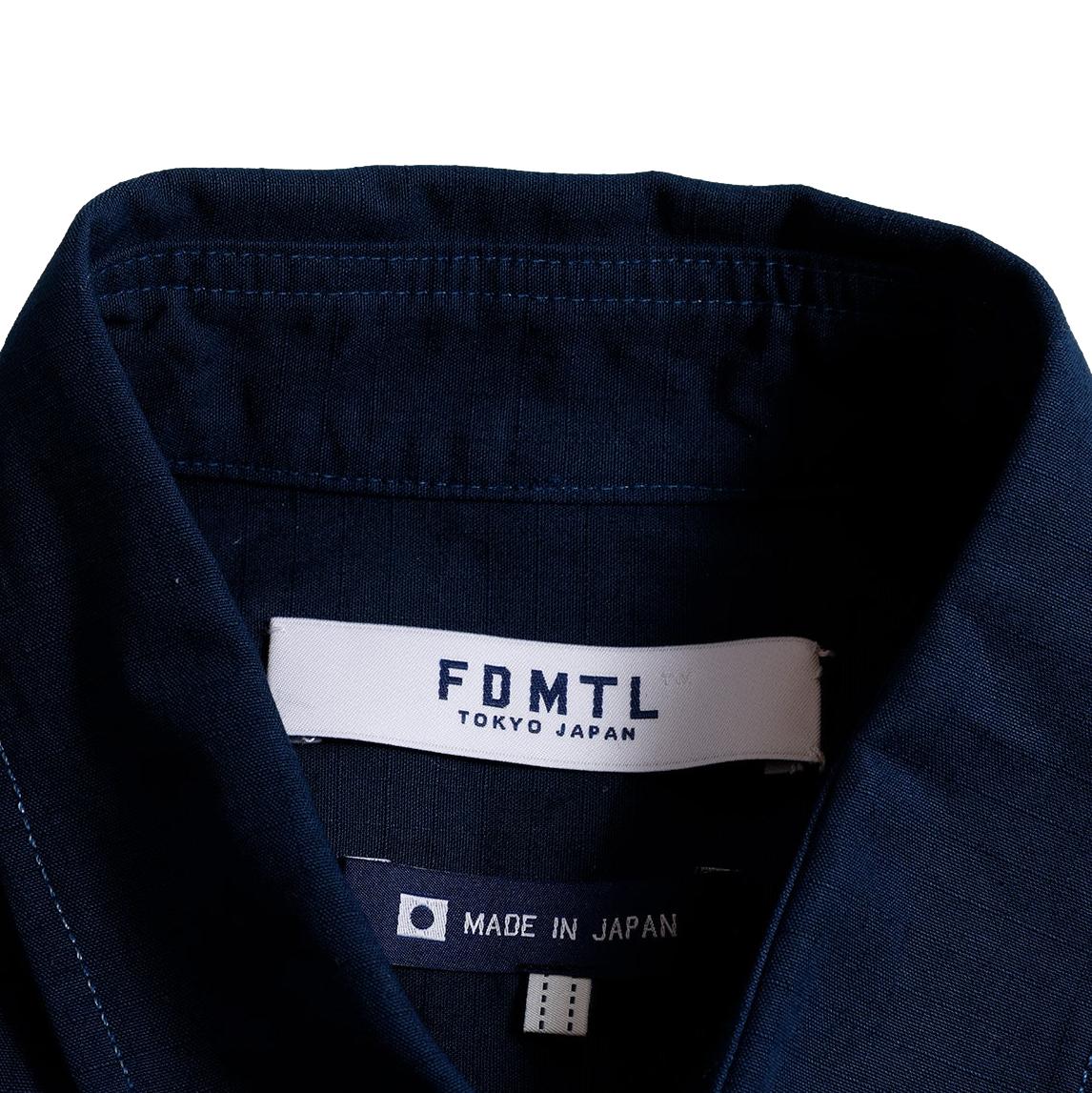 FDMTL "Arimatsu" Indigo Tie-Dye Ripstop Shirt