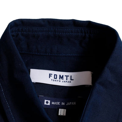 FDMTL "Arimatsu" Indigo Tie-Dye Ripstop Shirt