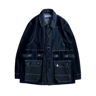 FDMTL Indigo Patchwork Coverall
