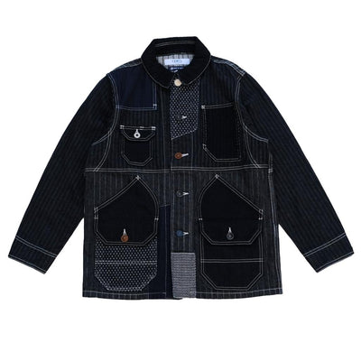 FDMTL Indigo Patchwork Coverall