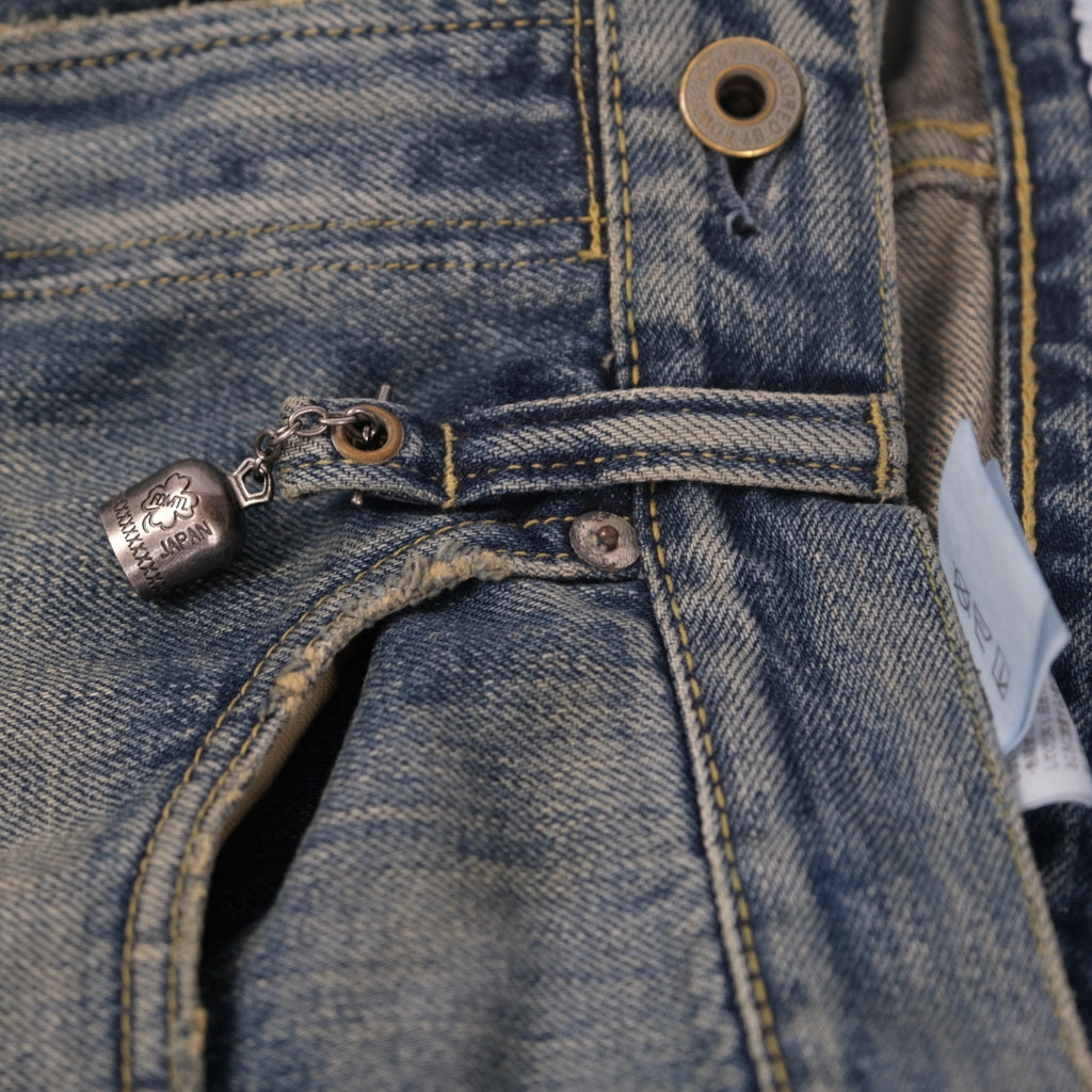 FDMTL Boro Patchwork Selvedge Jeans (Slim Tapered) - Okayama