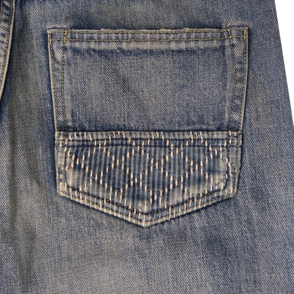 FDMTL Boro Patchwork Selvedge Jeans (Slim Tapered) - Okayama