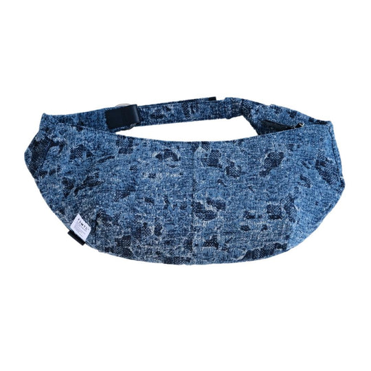 FDMTL x Master-piece Indigo Boro Jacquard Sling Bag