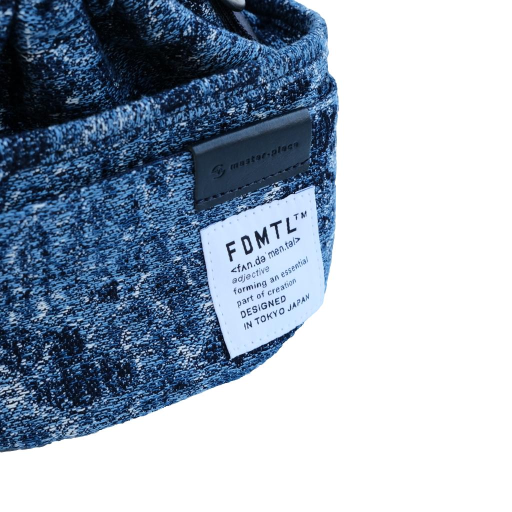 FDMTL x Master-piece Indigo Boro Jacquard Drawstring