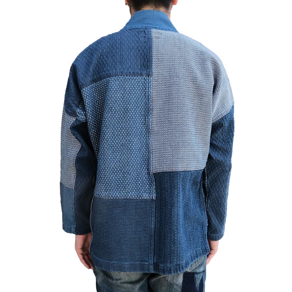 は自分にプチご褒美を Haori Patchwork Boro Distressed FDMTL - Denim Okayama 特撮